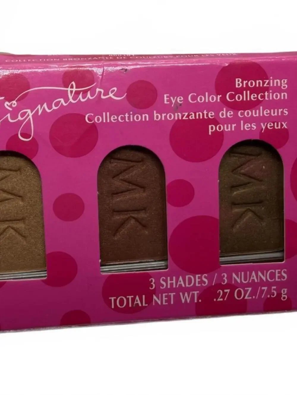 Mary Kay Signature Bronzing Eye Color Collection Eyeshadow Palette 3 Shades Trio